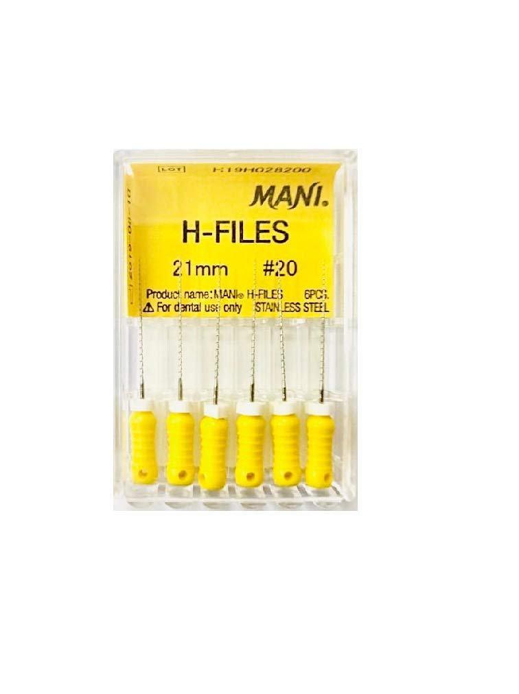 Mani H-File 21mm 20 No. (PACK OF 6)